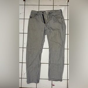 Vintage Bape Japanese striped denim Jeans